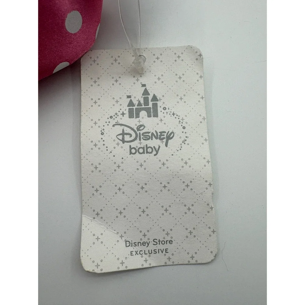 Disney Baby Minnie Mouse Shoes 6-12M Pink‎ Polka Dot Bow Crib Shoes NWT NOS